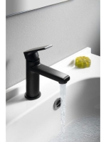 Sapho Kai mosdó csaptelep matt fekete KA02/15 - Fürdőszoba -