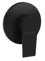 Sapho Kai falba süllyesztett zuhany csaptelep, matt fekete K