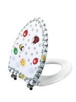 Sapho Kid duroplast gyermek WC-ülőke, színes mintával KC0802