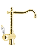 Sapho Kirké Crystal egykaros mosogató csaptelep, arany KI14K