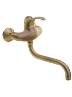 Sapho Kirké fali mosdó csaptelep, bronz KI15B - Fürdőszoba -