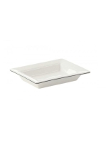 Sapho Lucrezia kerámia szappantartó, fehér LC11 - Fürdőszoba