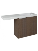 Sapho Latus VI mosdótartó szekrény 50x50x22 cm, jobbos, rusz