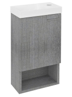 Sapho Latus XI fali mosdótartó szekrény 30x53x16,5 cm, ezüst