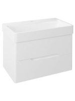 Sapho Mediena 2 fiókos mosdótartó szekrény 76x51x49 piperere