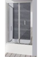 Polysan Deep zuhanyajtó transzparent üveg 165x100, króm MD19