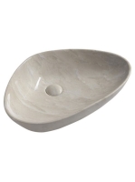 Sapho Dalma kerámia mosdó 58,5x39 cm, bézs márvány MM227 - F