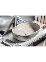 Sapho Dalma kerámia mosdó 59x42 cm, bézs márvány MM427 - Für