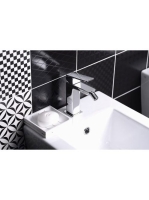 Sapho Notos bidé csaptelep leeresztő nélkül, króm NN003 - Fü