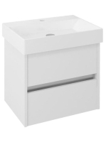 Sapho Nirona 2 fiókos mosdótartó szekrény 57x51,5x43 cm, feh