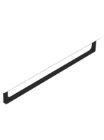 Sapho Gsi Nubes törölközőtartó mosdóra 80 cm, fekete PANB80N