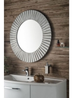 Sapho PRIDE keretes tükör, átm:900mm, ezüst (PD902) - Fürdős