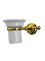 Sapho Perla falra szerelhető fogkefe tartó pohár, arany PE10