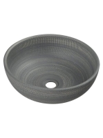 Sapho Priori kerámia mosdó 41x15 cm, szürke PI024 - Fürdőszo