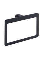 Sapho Pirenei kéztörlő tartó 230x50 mm, matt fekete PI7014 -