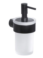 Sapho Pirenei fali üveg szappanadagoló 110 ml, matt fekete k