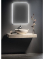 Sapho Piri LED tükör, 60x80cm PR600 - Fürdőszoba - Fürdőszob