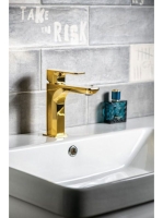 Sapho álló mosdó csaptelep leeresztő nélkül, arany PY02/17 -