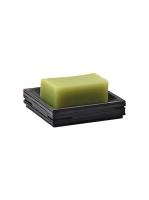 Sapho Quadrotto szappantartó, fekete QU1114 - Fürdőszoba - F