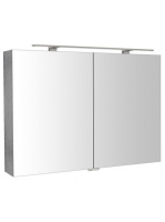 Sapho Riwa két ajtós tükrös szekrény LED világítással 101x70