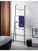 Sapho Sega törölközőtartó 55x170cm, matt fekete SE104 - Fürd