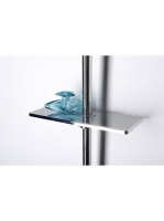 Sapho szappantartó zuhanyoszlophoz és zuhanyrúdhoz, króm SK1