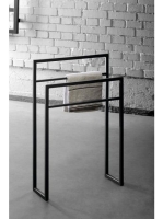 Sapho SKA törölközőtartó állvány, matt fekete SKA301 - Fürdő