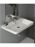 Sapho THALIE kerámiamosdó, 80x46 cm, fehér TH11080 - Fürdősz