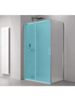 Sapho Polysan Thron Line oldalfal 100x200 cm, króm TL3010 -