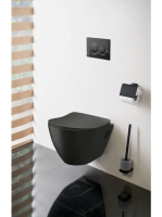 Sapho Paula fali WC csésze 35,5x50 cm, matt fekete TP325-51S