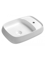 Sapho Aventin kerámia mosdó 60x40 cm, lefolyótakaróval, fehé