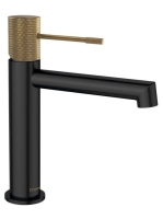 Sapho Solaris Mosdó csaptelep leeresztő nélkül, matt fekete/