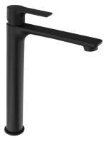 Sapho PaX magasított mosdó csaptelep, matt fekete XA07/15 -