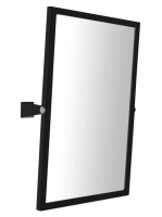 Bemeta Help billenthető tükör 60x40 cm, fekete XH007B - Fürd