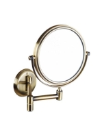 Bemeta Retro világítás nélküli kozmetikai tükör, bronz 10610