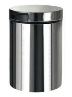 Bemeta falra szerelhető szemetes kosár 3l, fényes inox XP018