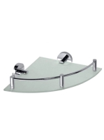 Bemeta OMEGA E sarok üvegpolc, 26x26x6 cm 104202162 - Fürdős