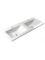 Sapho Yukon duplamosdó 120x45 cm, fehér YU120 - Fürdőszoba -