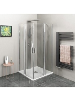 Polysan Zoom Line szögletes zuhanykabin 100x100 cm transzpar