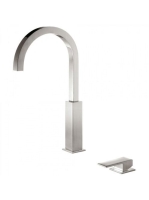 Tres Cuadro Exclusive magasított 2-lyukú mosdó csaptelep Roz