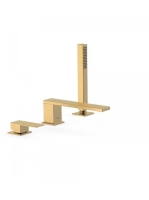 Tres Cuadro Exclusive 3-lyukú kádcsaptelep Matt Arany 006161