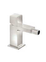 Tres Cuadro Exclusive bidé csaptelep Rozsdamentes Acél hatás