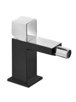 Tres Cuadro Exclusive bidé csaptelep Króm/Fekete 00712001NE