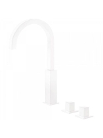 Tres Cuadro Exclusive magasított 3-lyukú mosdó csaptelep Mat