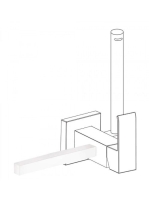 Tres Cuadro Exclusive törölközőtartó Matt Fehér 03412402BM -