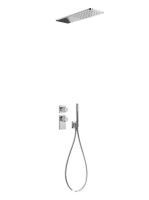 Tres Project falsík alatti termosztátos zuhanyrendszer, króm