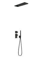 Tres Project falsík alatti termosztátos zuhanyrendszer, matt