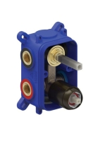 TRES rejtett 2-irányú RAPID-BOX egykaros keverőcsappal, feke