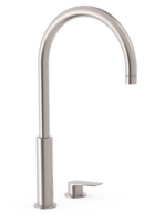 Tres Project magasított mosdó csaptelep, rozsdamentes acél h