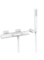 Tres Project termosztátos kádtöltő csaptelep Cascade kifolyó